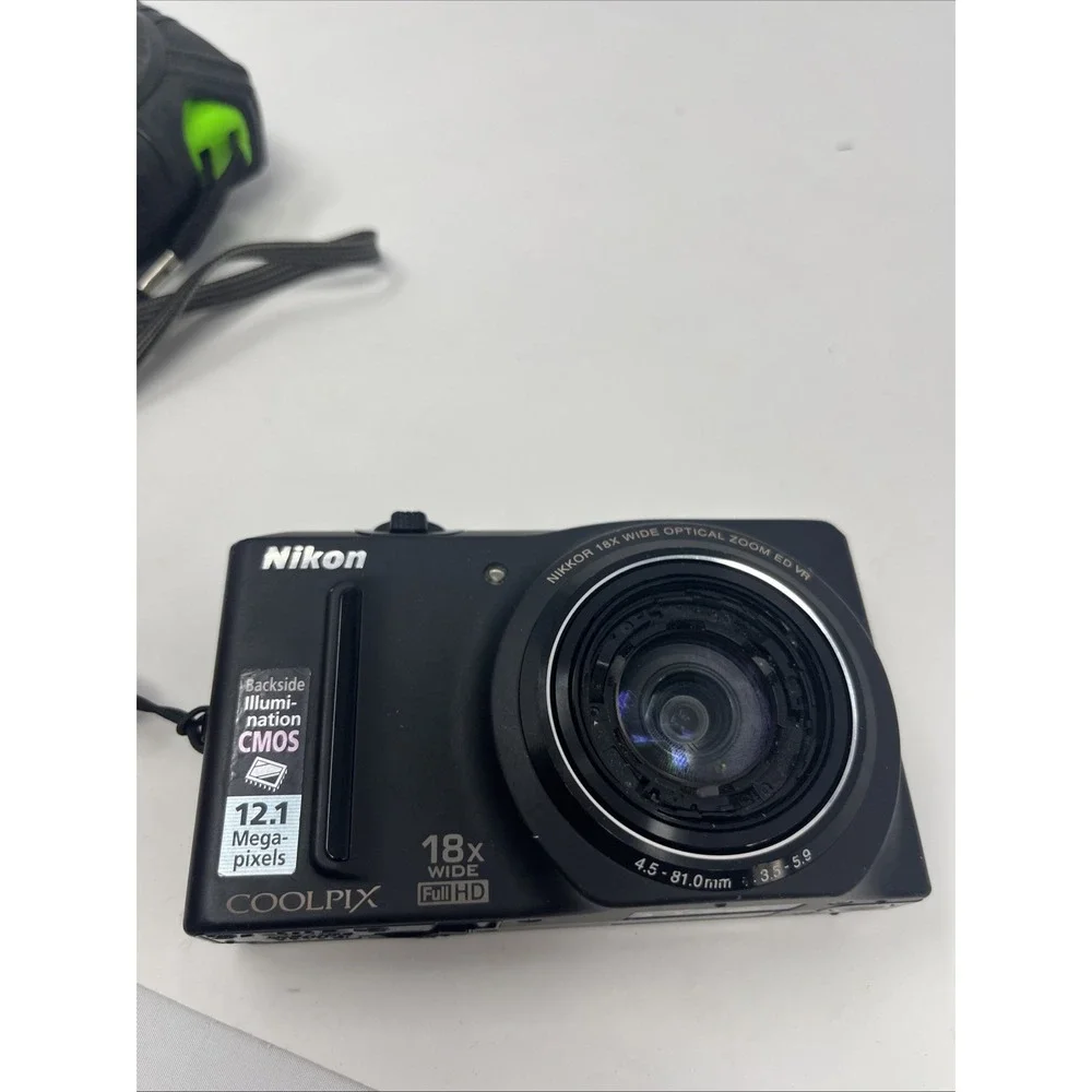 Nikon Coolpix S9100 12.1MP Digital Camera – Black –‎ For Parts Repair